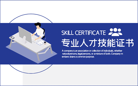 專業(yè)人才技能證書