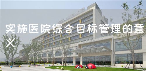 實(shí)施醫(yī)院綜合目標(biāo)管理的意義(圖1) 實(shí)施醫(yī)院綜合目標(biāo)管理的意義(圖1)